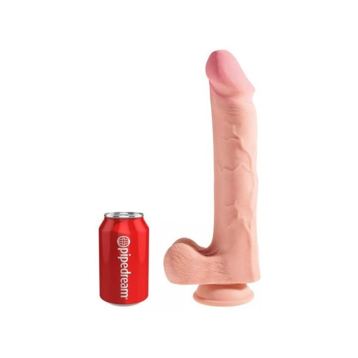 DILDO KING COCK PLUS 12 INCH TRIPLE DENSITY COCK W BALLS