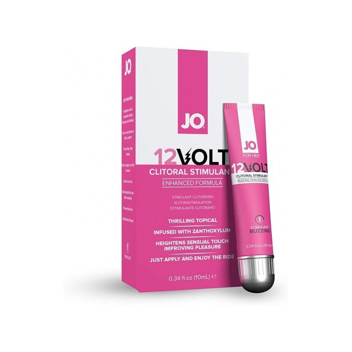 ACEITE JO 12 VOLT CLITORAL STIMULANT 10 ML